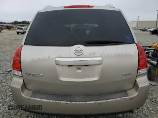 2007 Nissan Quest S with VIN 5N1BV28U07N116577, listed as a Copart auction lot 83698144 with 143,921 mi miles and Salvage Title. Bid and sale history available at carsss.com. Image 6.