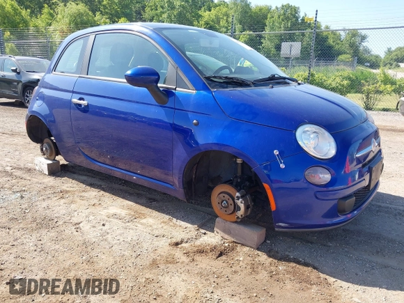 2012 FIAT 500 Pop with VIN 3C3CFFAR8CT114609, listed as a IAAI auction lot 42578651 with 126,922 mi miles and . Bid and sale history available at DreamBid. Image 1.