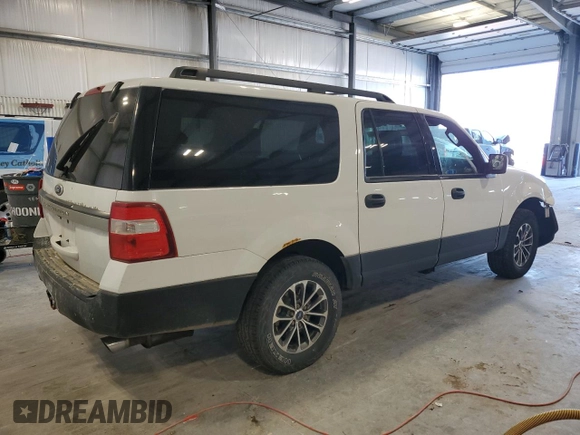 2015 Ford Expedition Max XL with VIN 1FMJK1GT2FEF30689, listed as a Copart auction lot 53673705 with 386,206 mi miles and Salvage title. Bid and sale history available at DreamBid. Image 3.
