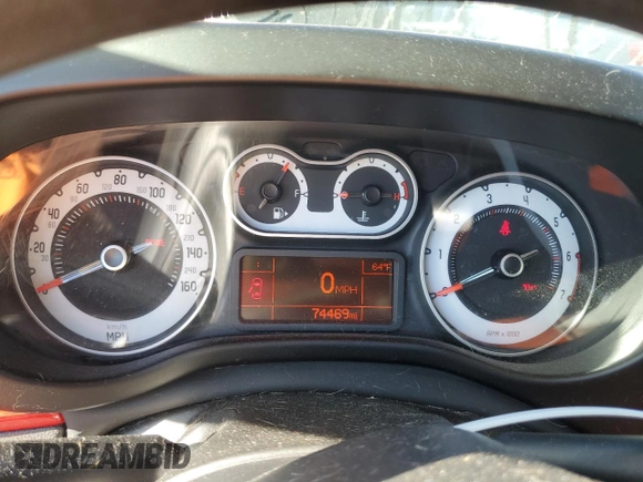 2015 FIAT 500L Pop with VIN ZFBCFAAH7FZ035745, listed as a Copart auction lot 89195915 with 74,469 mi miles and Clean Title. Bid and sale history available at carsss.com. Image 9.