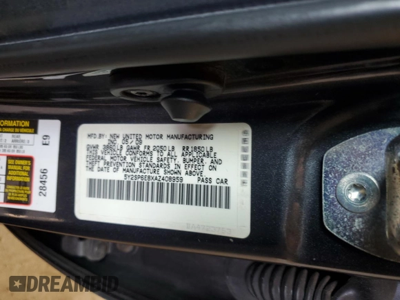 2010 Pontiac Vibe w/1SA with VIN 5Y2SP6E8XAZ408959, listed as a Copart auction lot 71232564 with 74,846 mi miles and Salvage Title. Bid and sale history available at carsss.com. Image 12.