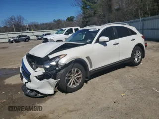 2012 Infiniti FX35 with VIN JN8AS1MU8CM121040, listed as a Copart auction lot 47274655 with 235,992 mi miles and Salvage Title. Bid and sale history available at carsss.com. Image 1.