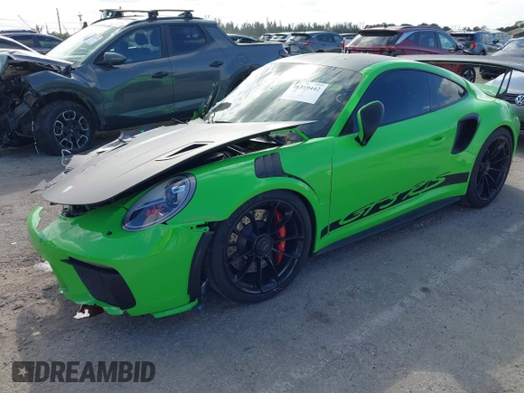 2019 Porsche 911 GT3 RS with VIN WP0AF2A94KS164340, listed as a IAAI auction lot 41319442 with 10,881 mi miles and . Bid and sale history available at DreamBid. Image 17.