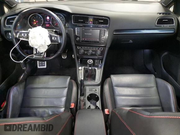 2017 Volkswagen Golf GTI Autobahn with VIN 3VW547AUXHM076691, listed as a Copart auction lot 68203703 with 45,195 mi miles. Bid and sale history available at carsss.com. Image 8.