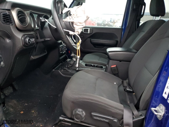 2018 Jeep Wrangler Unlimited Sport S with VIN 1C4HJXDG8JW285142, listed as a Copart auction lot 44573915 with 67,608 mi miles and Salvage Title. Bid and sale history available at carsss.com. Image 7.