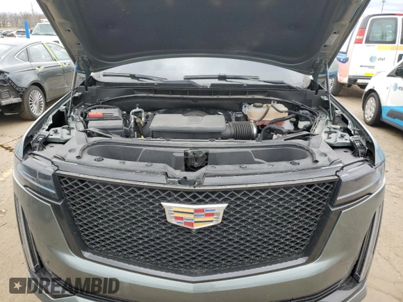 2023 Cadillac Escalade 4WD Sport with VIN 1GYS4FKL0PR211660, listed as a Copart auction lot 53111135 with 26,353 mi miles and Clean title. Bid and sale history available at DreamBid. Image 13.