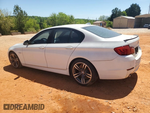 2011 BMW 5 Series 535i with VIN WBAFR7C51BC604123, listed as a Copart auction lot 53751665 with 163,851 mi miles and Clean Title. Bid and sale history available at carsss.com. Image 2.