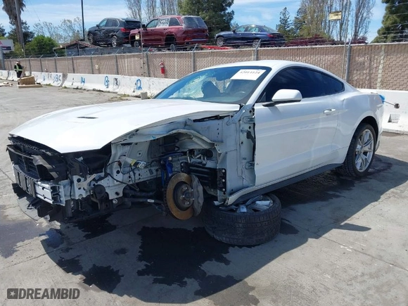 2019 Ford Mustang GT with VIN 1FA6P8CF2K5169663, listed as a IAAI auction lot 42014124 with 33,476 mi miles. Bid and sale history available at carsss.com. Image 2.