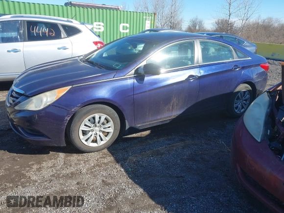 2012 Hyundai Sonata GLS with VIN 5NPEB4AC2CH435836, listed as a IAAI auction lot 41831072 with 89,060 mi miles and . Bid and sale history available at carsss.com. Image 2.