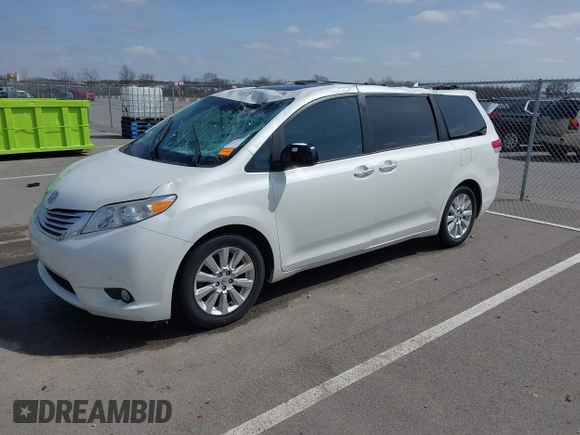 2011 Toyota Sienna XLE AAS with VIN 5TDYK3DC8BS085477, listed as a IAAI auction lot 41934541 with 131,768 mi miles and . Bid and sale history available at DreamBid. Image 17.