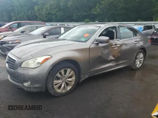 2011 Infiniti M with VIN JN1BY1AR1BM374622, listed as a Copart auction lot 63737125 with 174,580 mi miles and Salvage title. Bid and sale history available at DreamBid. Image 1.