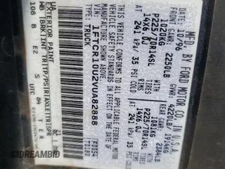 1997 Ford Ranger XL z VIN 1FTCR10U2VUA82888, wystawiony jako Copart lot #53454185 z przebiegiem 238 100 mil mil oraz Szkoda całkowita • Salvage title. Historia ofert i sprzedaży dostępna na DreamBid. Obrazek 12.
