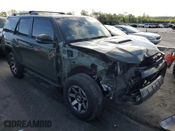 2022 Toyota 4Runner TRD Off Road Premium with VIN JTERU5JR1N6061136, listed as a Copart auction lot 57132915 with 66,783 mi miles and Salvage title. Bid and sale history available at DreamBid. Image 4.