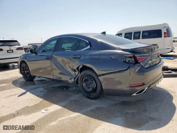 2023 Lexus ES with VIN 58AJZ1B10PU156374, listed as a Copart auction lot 52783495 with 21,416 mi miles and Salvage Title. Bid and sale history available at carsss.com. Image 2.
