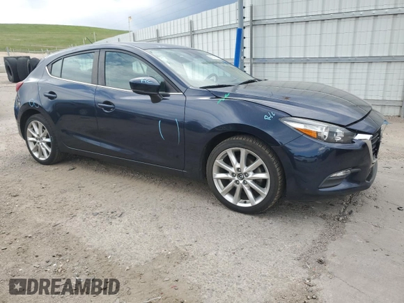 2017 Mazda 3 Touring with VIN 3MZBN1L7XHM138580, listed as a Copart auction lot 58924525 with 101,717 mi miles and Salvage title. Bid and sale history available at DreamBid. Image 4.