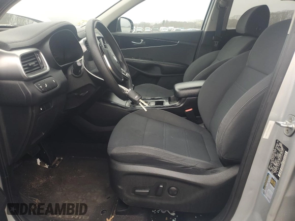 2019 Kia Sorento LX V6 with VIN 5XYPGDA56KG488041, listed as a Copart auction lot 49145225 with 128,040 mi miles and Salvage Title. Bid and sale history available at carsss.com. Image 7.