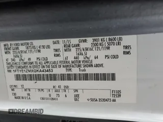 2016 Ford Transit Cargo with VIN 1FTYE1ZMXGKA43453, listed as a Copart auction lot 85544304 with 145,540 mi miles and Salvage Title. Bid and sale history available at carsss.com. Image 12.