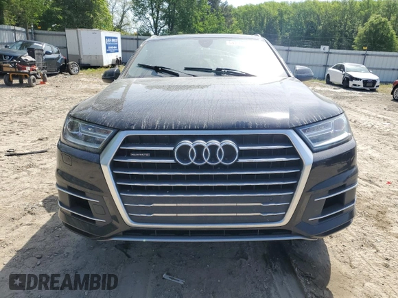 2019 Audi Q7 Premium with VIN WA1AAAF78KD012771, listed as a Copart auction lot 56927625 with 93,806 mi miles and Salvage title. Bid and sale history available at DreamBid. Image 5.