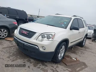 2010 GMC Acadia SL with VIN 1GKLRKED6AJ177937, listed as a IAAI auction lot 41437086 with 221,505 mi miles. Bid and sale history available at carsss.com. Image 2.
