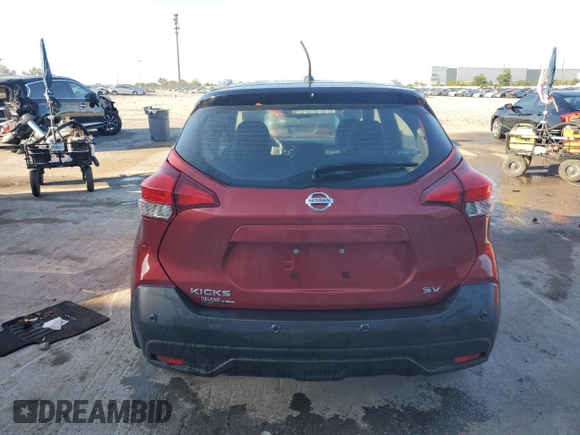 2020 Nissan Kicks SV with VIN 3N1CP5CV8LL565944, listed as a Copart auction lot 53355745 with 14,429 mi miles and Salvage Title. Bid and sale history available at carsss.com. Image 6.