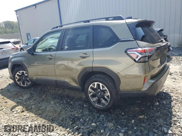 2025 Subaru Forester Premium z VIN JF2SLDDC9SH518559, wystawiony jako Copart lot #60173055 z przebiegiem 6 389 mil mil oraz Szkoda całkowita • Salvage title. Historia ofert i sprzedaży dostępna na DreamBid. Obrazek 2.