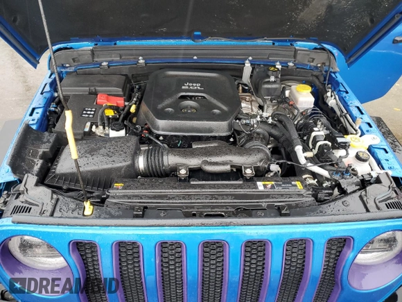 2023 Jeep Wrangler Sport S with VIN 1C4HJXDNXPW543376, listed as a Copart auction lot 86488024 with 35,935 mi miles and Salvage Title. Bid and sale history available at DreamBid. Image 12.
