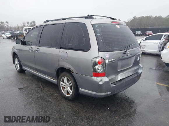 2005 Mazda MPV LX with VIN JM3LW28A050538622, listed as a IAAI auction lot 41555020 with 235,279 mi miles. Bid and sale history available at carsss.com. Image 3.
