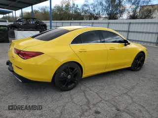2020 Mercedes-Benz CLA 250 with VIN WDD5J4HB8LN038332, listed as a Copart auction lot 47602305 with 81,947 mi miles and Salvage title. Bid and sale history available at DreamBid. Image 3.