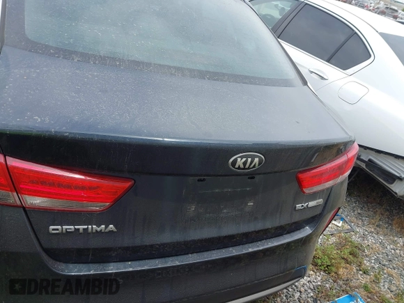 2018 Kia Optima EX with VIN KNAGU4LE6J5020594, listed as a IAAI auction lot 42118299 with 65,482 mi miles and . Bid and sale history available at DreamBid. Image 17.