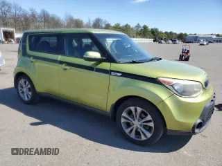 2014 Kia Soul + with VIN KNDJP3A57E7038657, listed as a Copart auction lot 54668935 with 143,619 mi miles and Salvage Title. Bid and sale history available at DreamBid. Image 4.