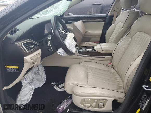 2018 Genesis G90 Premium z VIN KMHG34JA4JU046831, wystawiony jako Copart lot #71627693 z przebiegiem 38 207 mil mil oraz . Historia ofert i sprzedaży dostępna na DreamBid. Obrazek 7.