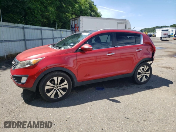 2012 Kia Sportage EX with VIN KNDPC3A2XC7267875, listed as a Copart auction lot 60050415 with 170,219 mi miles and Salvage title. Bid and sale history available at DreamBid. Image 1.