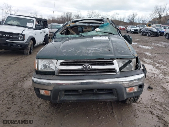 2000 Toyota 4Runner SR5 with VIN JT3HN86R1Y0294937, listed as a IAAI auction lot 41832514 with 196,806 mi miles. Bid and sale history available at carsss.com. Image 13.