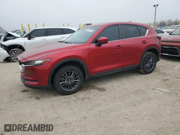 2020 Mazda CX-5 Sport with VIN JM3KFABM4L0735007, listed as a Copart auction lot 45276975 with 54,720 mi miles and Salvage Title. Bid and sale history available at carsss.com. Image 1.
