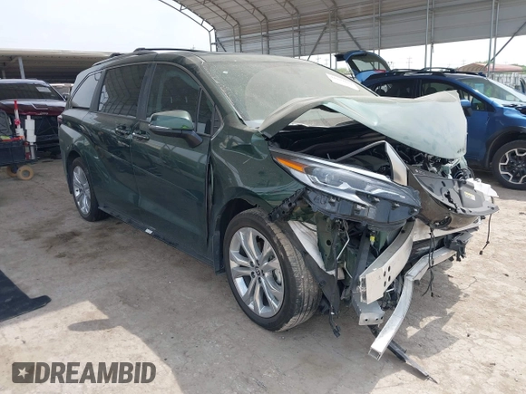 2023 Toyota Sienna Platinum z VIN 5TDERKEC3PS179779, wystawiony jako IAAI lot #41939874 z przebiegiem 12 885 mil mil oraz . Historia ofert i sprzedaży dostępna na DreamBid. Obrazek 1.