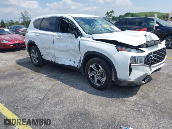 2023 Hyundai Santa Fe SE with VIN 5NMS14AJ6PH631267, listed as a IAAI auction lot 42053761 with 17,880 mi miles and . Bid and sale history available at DreamBid. Image 1.
