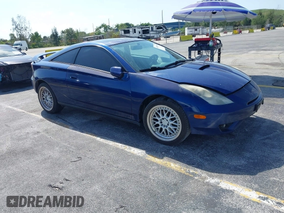 2004 Toyota Celica GT with VIN JTDDR32T840174422, listed as a IAAI auction lot 41953483 with 147,536 mi miles and . Bid and sale history available at DreamBid. Image 1.