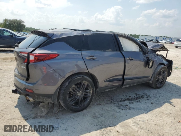 2020 Acura RDX w/A-Spec Pkg with VIN 5J8TC1H68LL016907, listed as a Copart auction lot 66088804 with 0 mi miles and Non Repairable. Bid and sale history available at carsss.com. Image 3.