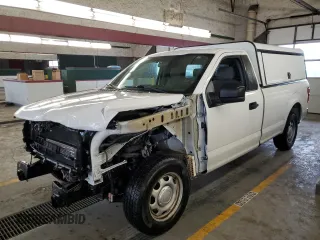2018 Ford F-150 XL with VIN 1FTMF1CB3JKE19324, listed as a Copart auction lot 60817995 with Not provided miles and Salvage title. Bid and sale history available at DreamBid. Image 1.