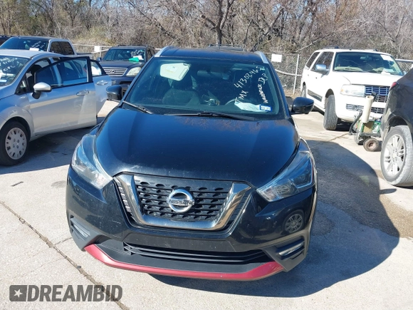 2019 Nissan Kicks S with VIN 3N1CP5CU3KL535479, listed as a IAAI auction lot 41302465 with 97,148 mi miles. Bid and sale history available at carsss.com. Image 13.