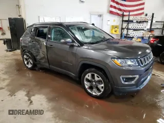 2020 Jeep Compass Limited with VIN 3C4NJDCB5LT116390, listed as a Copart auction lot 58753025 with 77,393 mi miles and Non repairable. Bid and sale history available at DreamBid. Image 4.