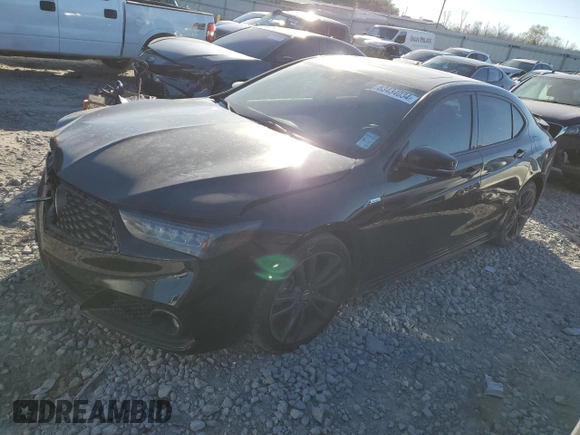 2019 Acura TLX w/A-Spec Pkg with VIN 19UUB1F66KA002766, listed as a Copart auction lot 83434034 with 61,626 mi miles and Salvage Title. Bid and sale history available at carsss.com. Image 1.