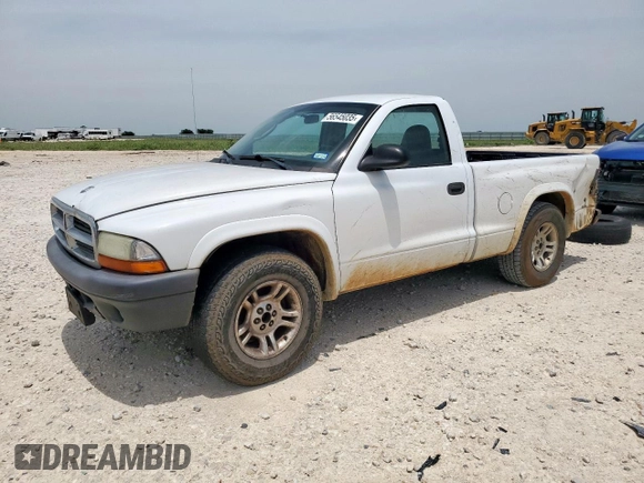 2004 Dodge Dakota z VIN 1D7FL16K64S612395, wystawiony jako Copart lot #56545035 z przebiegiem Nie podano mil oraz Czysty tytuł • Clean title. Historia ofert i sprzedaży dostępna na DreamBid. Obrazek 1.