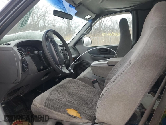 1999 Ford F-150 XL with VIN 1FTRX18L4XNA03553, listed as a Copart auction lot 44360435 with 162,469 mi miles and Clean Title. Bid and sale history available at carsss.com. Image 7.