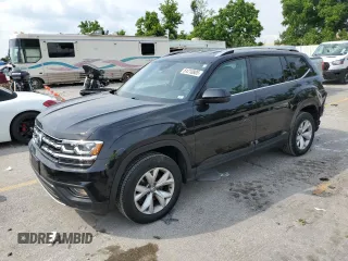 2019 Volkswagen Atlas SE with VIN 1V2UR2CA6KC510456, listed as a Copart auction lot 61210805 with 100,359 mi miles and Salvage title. Bid and sale history available at DreamBid. Image 1.