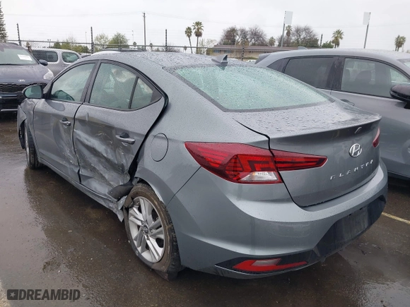2019 Hyundai Elantra Preferred with VIN KMHD84LF5KU749255, listed as a IAAI auction lot 41712929 with 58,579 mi miles. Bid and sale history available at carsss.com. Image 3.