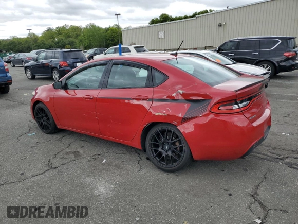 2014 Dodge Dart GT with VIN 1C3CDFEB0ED918902, listed as a Copart auction lot 58052415 with 62,167 mi miles and Salvage title. Bid and sale history available at DreamBid. Image 2.