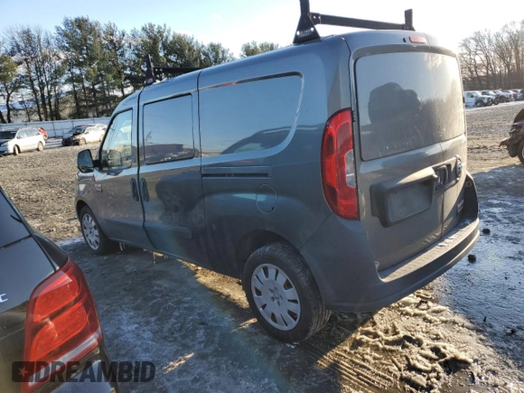 2015 Ram ProMaster City Cargo Tradesman with VIN ZFBERFAT5F6A80320, listed as a Copart auction lot 41469485 with 153,329 mi miles and Salvage Title. Bid and sale history available at carsss.com. Image 2.
