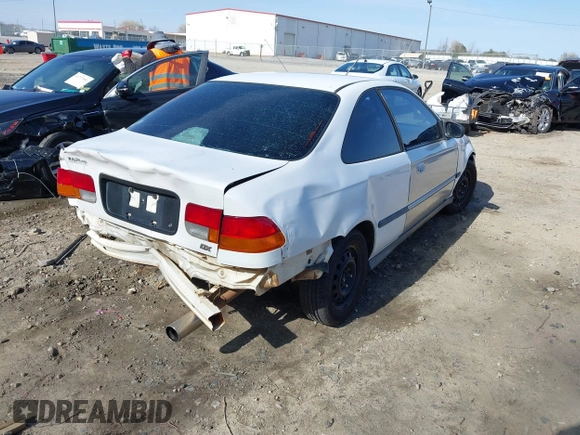 1996 Honda Civic DX with VIN 1HGEJ6120TL059446, listed as a IAAI auction lot 41748406 with 320,383 mi miles. Bid and sale history available at carsss.com. Image 4.