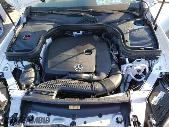 2022 Mercedes-Benz GLC with VIN W1N0G8DBXNG084454, listed as a Copart auction lot 63196872 with 0 mi miles. Bid and sale history available at carsss.com. Image 7.